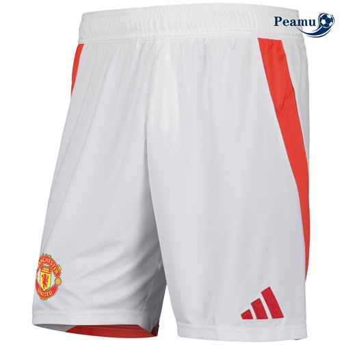 Acquista Maglia Calcio Manchester United Pantaloncini Prima 2024-2025