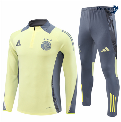 Acquista Tuta Calcio AFC Ajax giallo chiaro 2024-2025