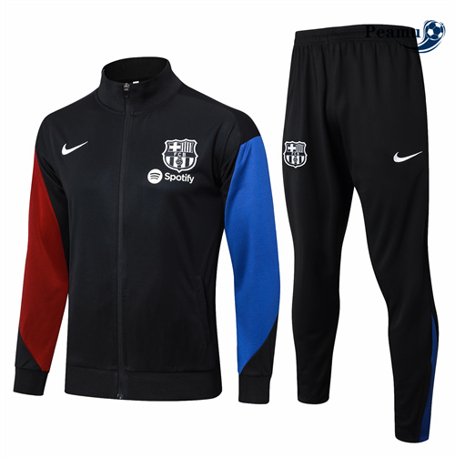 Offrire Tuta Calcio giacca Barcellona Nera 2024-2025
