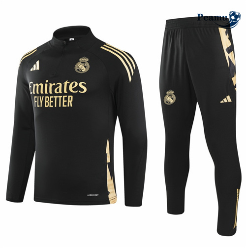 Vendere Tuta Calcio Real Madrid Nera 2024-2025