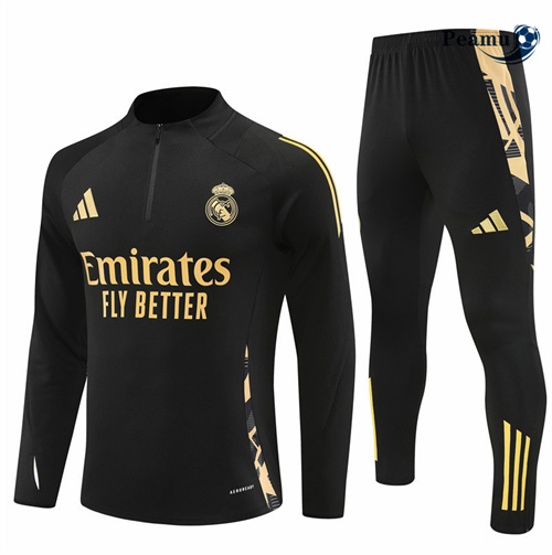 Negozio Tuta Calcio Real Madrid Nera 2024-2025