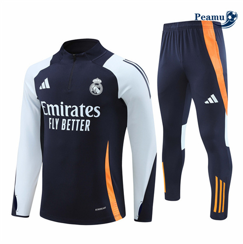 Creare Tuta Calcio Real Madrid Blu navy 2024-2025