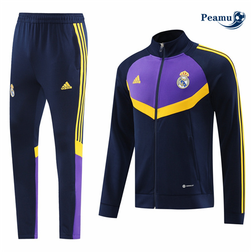 Saldi Tuta Calcio giacca Real Madrid Blu navy 2024-2025