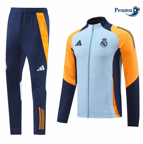 Vendita Tuta Calcio giacca Real Madrid Blu 2024-2025