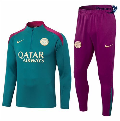 Grossista Tuta Calcio PSG verde scuro 2024-2025