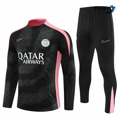 Nuove Tuta Calcio PSG Nera 2024-2025