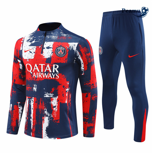 Vendere Tuta Calcio PSG Rosso 2024-2025