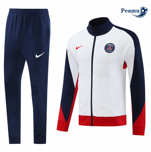 Fornire Tuta Calcio giacca PSG Bianco 2024-2025