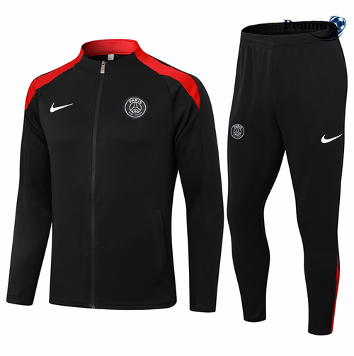 Shopping Tuta Calcio giacca PSG Nera 2024-2025