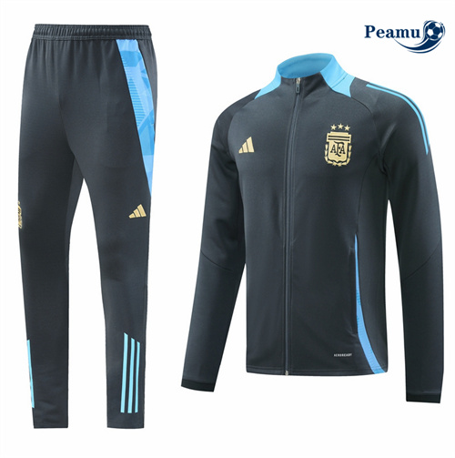 Creare Tuta Calcio giacca Argentina grigio 2024-2025