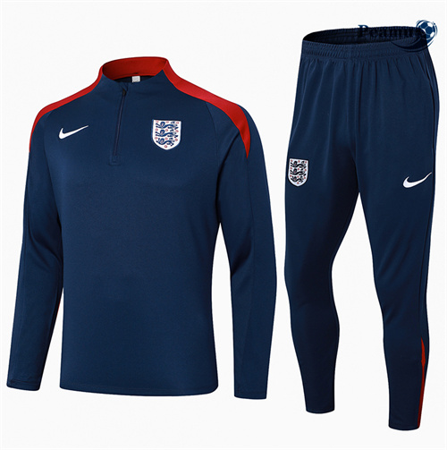 Fornire Tuta Calcio Inghilterra Blu navy 2024-2025
