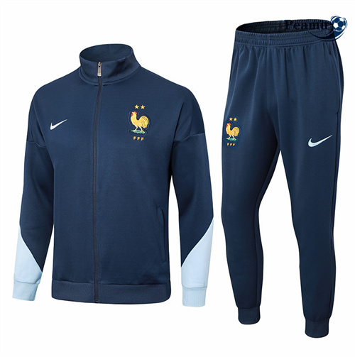 Sconto Tuta Calcio giacca Francia Blu navy 2024-2025
