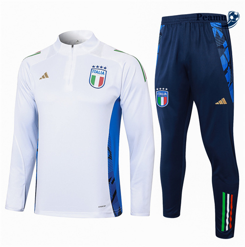 Promozionale Tuta Calcio Italia Bianco 2024-2025