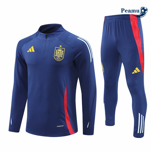Acquistare Tuta Calcio Spagna Blu navy 2024-2025