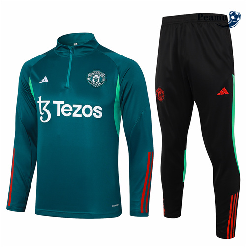 Collezione Tuta Calcio Manchester United verde 2024-2025