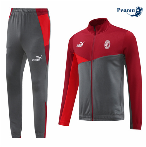 Acquista Tuta Calcio giacca AC Milan Rosso 2024-2025