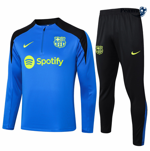 Vendita Tuta Calcio Bambino Barcellona Blu 2024-2025