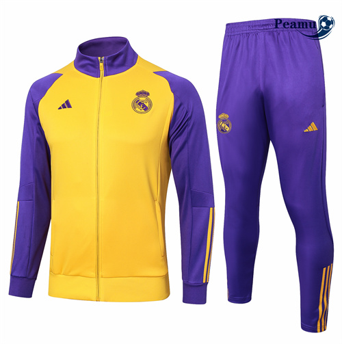 Negozio Tuta Calcio - Giacca Bambino Real Madrid giallo 2024-2025