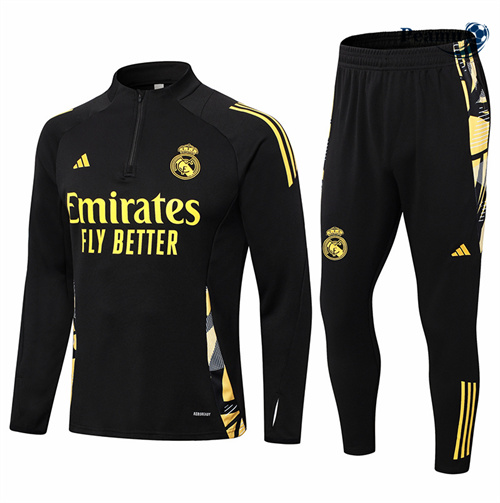 Sconto Tuta Calcio Bambino Real Madrid Nera 2024-2025