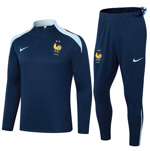 Offrire Tuta Calcio Bambino Francia Blu navy 2024-2025