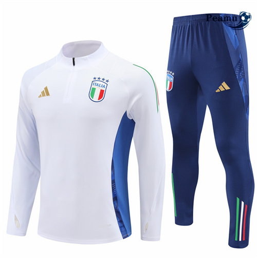 Nuove Tuta Calcio Bambino Italia Bianco 2024-2025