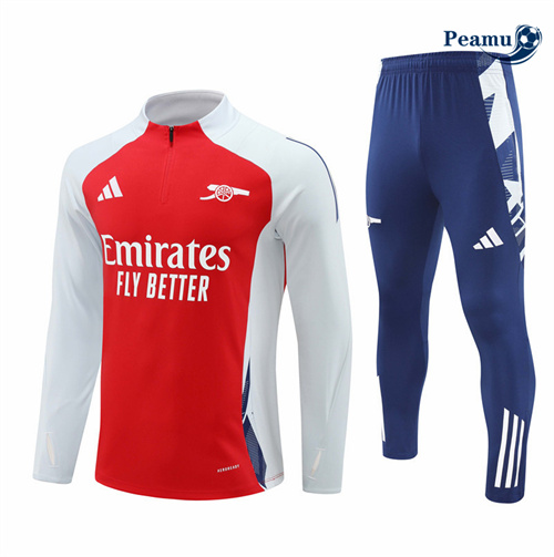 Nuovo Tuta Calcio Bambino Arsenal Rosso 2024-2025