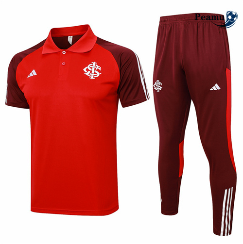 Comperare Kit Maglia Formazione SC Internacional Polo + Pantaloncini Rosso 2024-2025