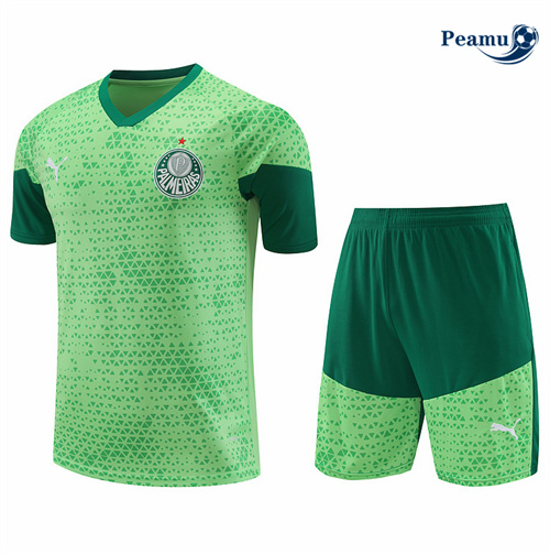 Scelta Kit Maglia Formazione Palmeiras + Pantaloncini verde 2024-2025
