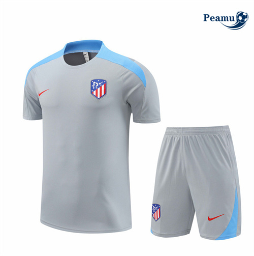 Acquistare Kit Maglia Formazione Atletico Madrid + Pantaloncini grigio 2024-2025