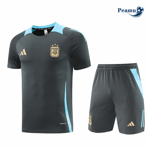 Promozionale Kit Maglia Formazione Argentina + Pantaloncini grigio scuro 2024-2025