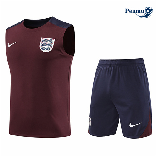 Comperare Kit Maglia Formazione Inghilterra Canotta + Pantaloncini Brun 2024-2025