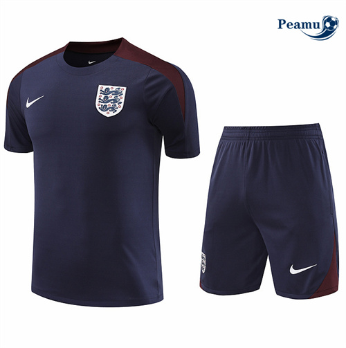 Acquista Kit Maglia Formazione Inghilterra + Pantaloncini Blu navy 2024-2025