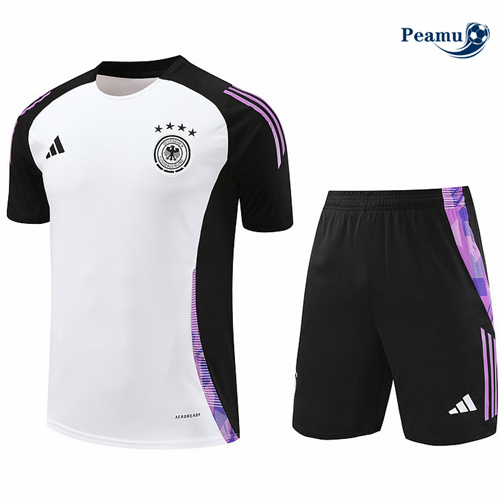 Promozionale Kit Maglia Formazione Germania + Pantaloncini Bianco 2024-2025