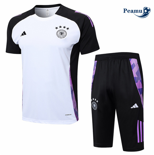 Acquistare Kit Maglia Formazione Germania + Pantaloncini Bianco 2024-2025