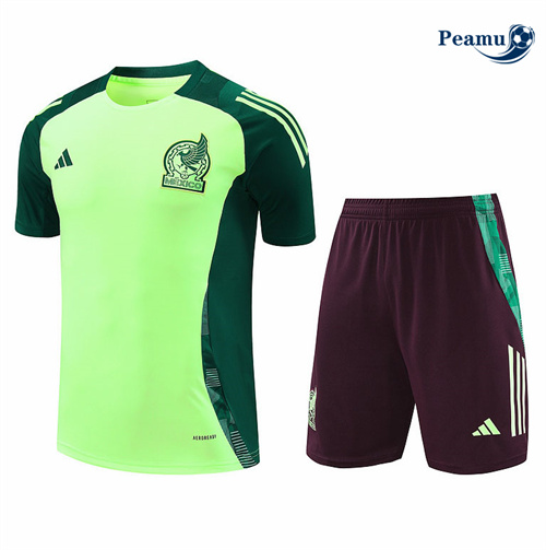 Nuove Kit Maglia Formazione Messico + Pantaloncini verde 2024-2025