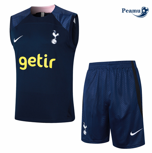 Scelta Kit Maglia Formazione Tottenham Hotspur Canotta + Pantaloncini Blu navy 2024-2025