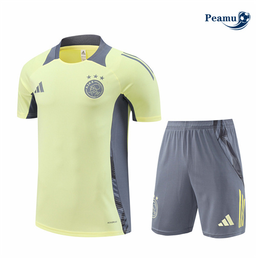 Acquistare Kit Maglia Formazione Ajax Bambino + Pantaloncini giallo chiaro 2024-2025