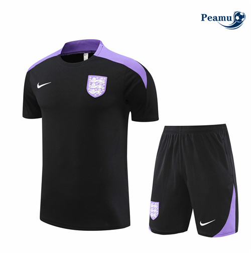 Prezzo Kit Maglia Formazione Inghilterra Bambino + Pantaloncini Nera 2024-2025
