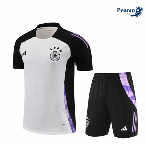 Acquistare Kit Maglia Formazione Germania Bambino + Pantaloncini Bianco 2024-2025