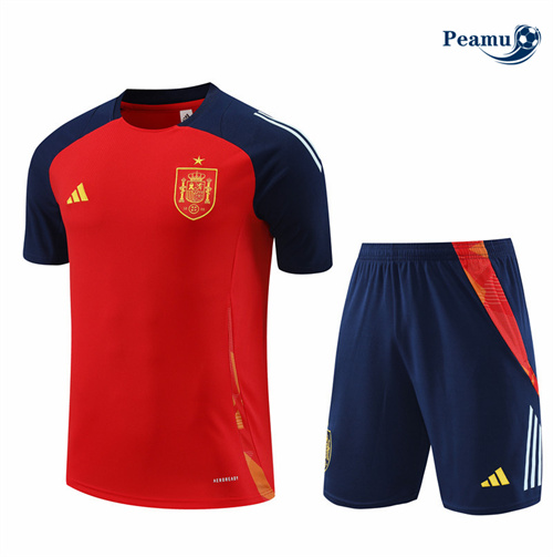 Offrire Kit Maglia Formazione Spagna Bambino + Pantaloncini kit Rosso 2024-2025