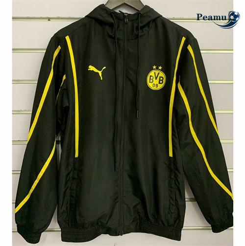 Nuovo Giacca a vento Borussia Dortmund Nera 2024-2025
