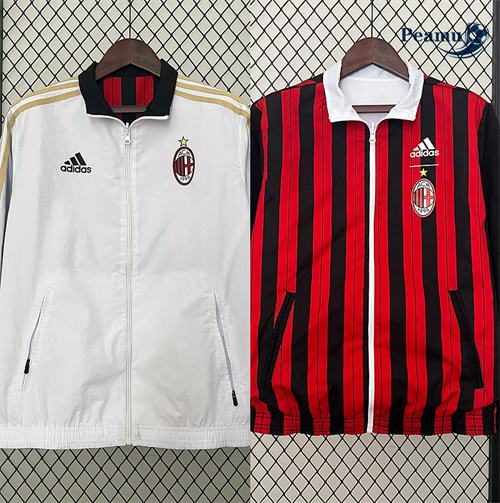 Nuove Trench Coat Reversible AC Milan Bianco 2024-2025