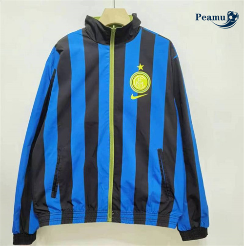 Nuove Trench Coat retro Reversible Inter Milan Blu 2024-2025