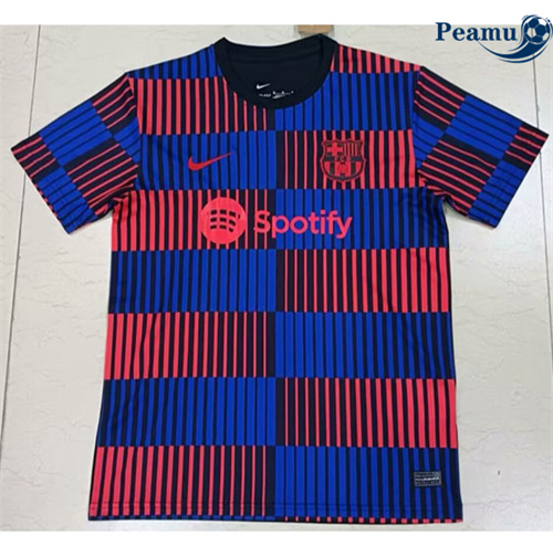 Maglia Calcio Barcellona Training Rosso 2024-2025