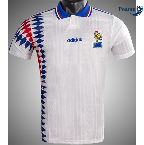 Classico Maglie Calcio Francia Seconda 1994