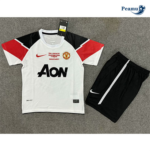 Classico Maglie Calcio Manchester United Bambino Seconda 2011-12