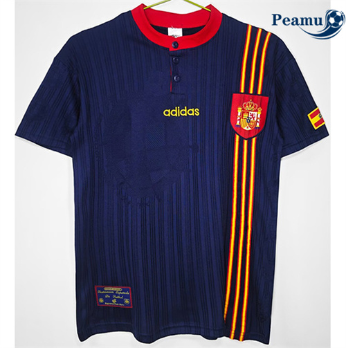 Classico Maglie Calcio Spagna Seconda 1996