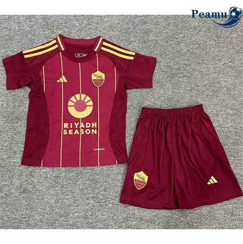 Maglia Calcio AS Roma Bambino Prima 2024-2025