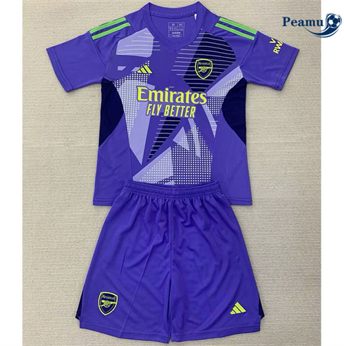 Maglia Calcio Arsenal Bambino Portiere Viola 2024-2025