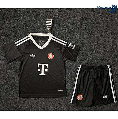 Maglia Calcio Bayern Monaco Bambino Portiere nero 2024-2025